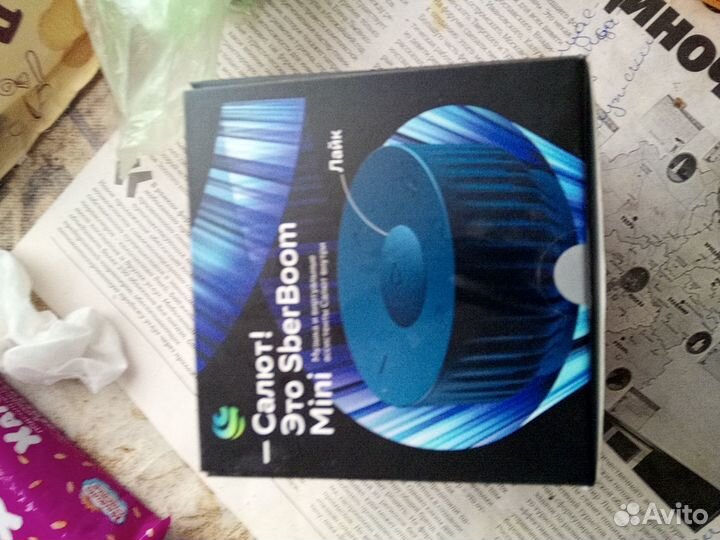 Сбер Салют колонка