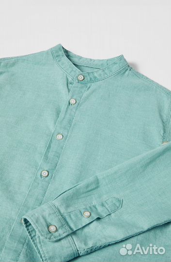 Новая льняная рубашка Zara для мальчика