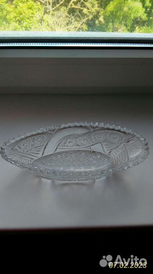 Салатник хрустальный