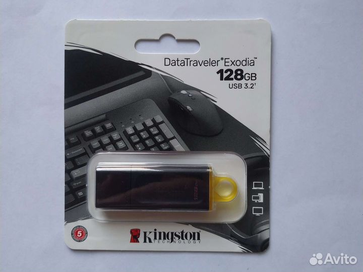 Usb flash накопитель 64,128Gb Kingston