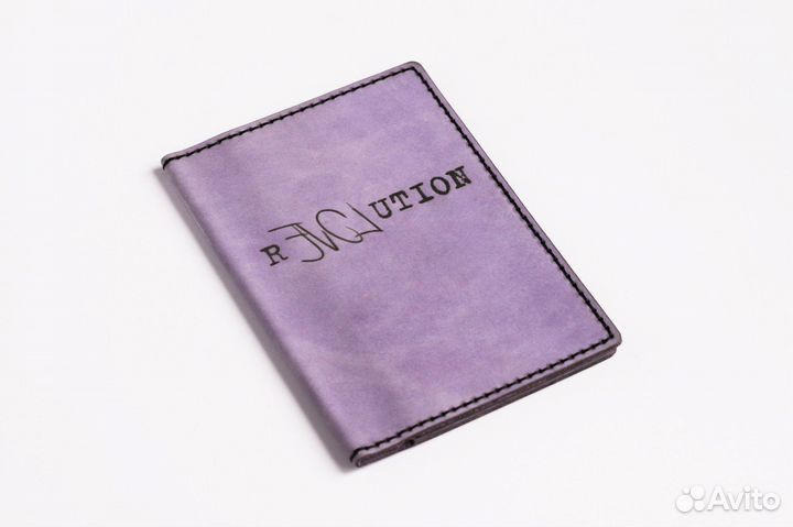 Кожаный чехол на паспорт