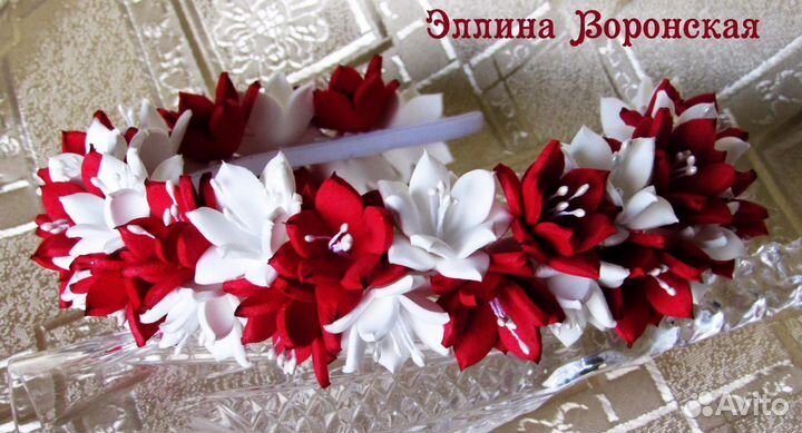 Ободки, заколки. Ручная работа