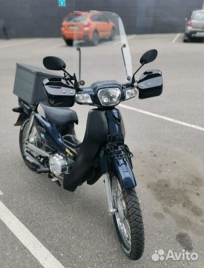 Глушитель прямоток на Honda super cub AA04 50,аа09