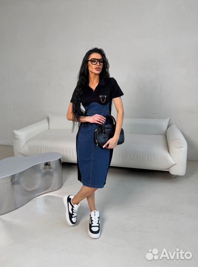 Потрясающее джинсовое платье Zimmermann