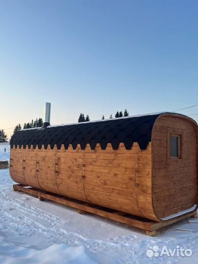 Бани-бочки квадро в наличии