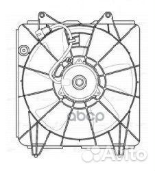 Вентилятор радиатора кондиционера honda civic 4