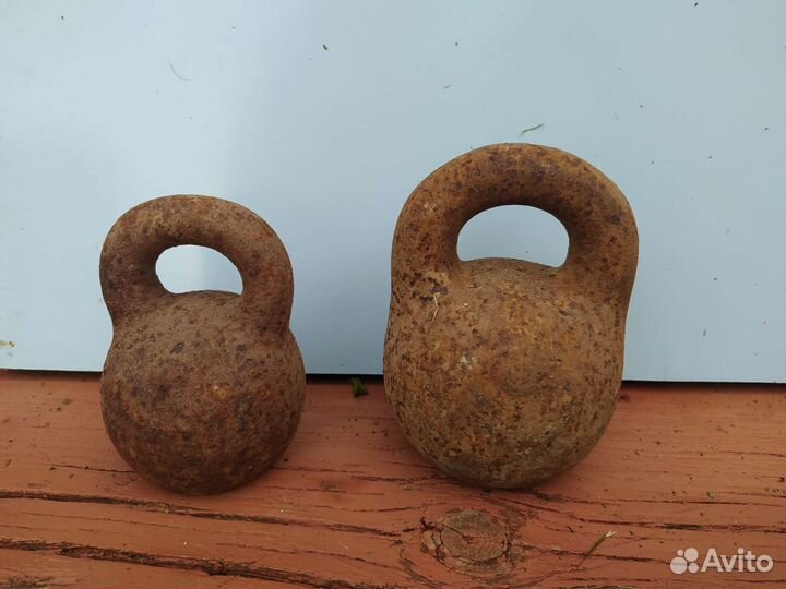 Весы безмен старинный с двумя гирями