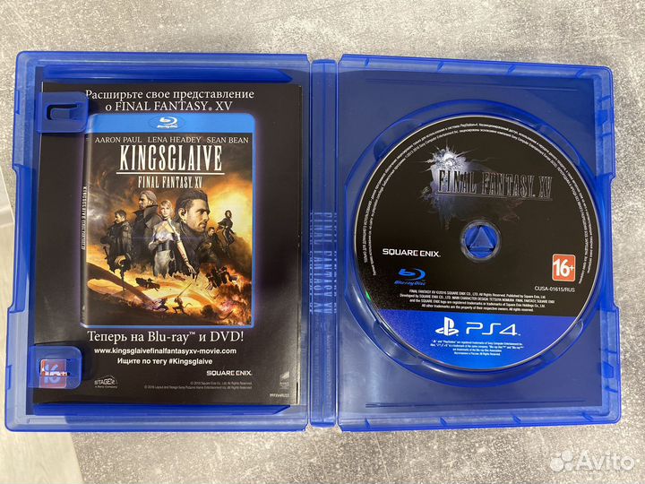 Final Fantasy 15 PS4 диск