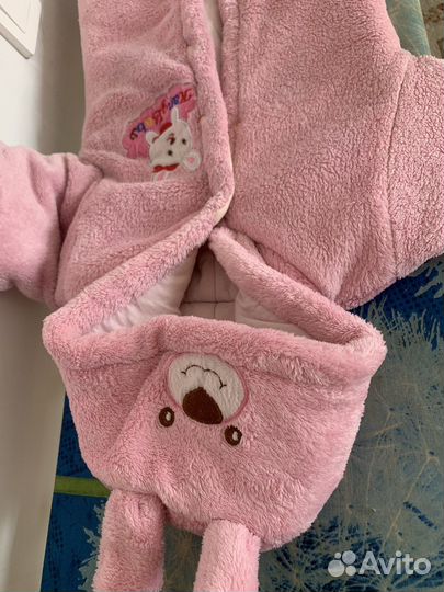 Комбинезон демисезонный + шапочка