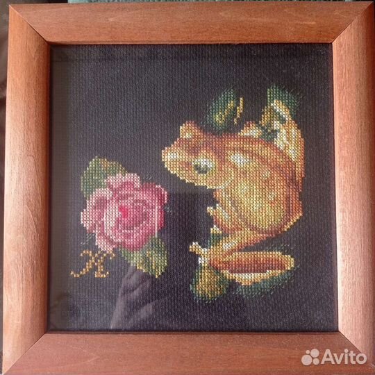 Вышивка крестом. Ручная работа - Лунный кот