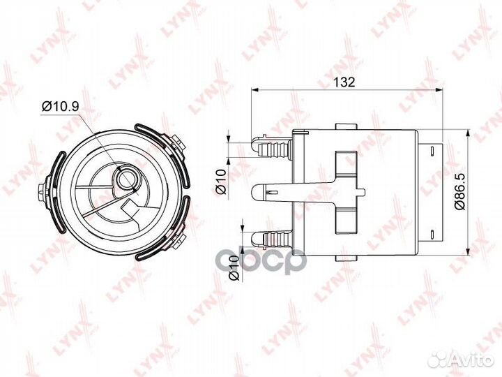 Фильтр топливный погружной toyota Avensis(T25)