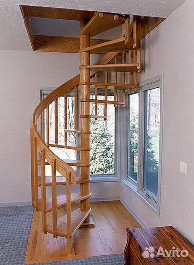 Деревянная лестница / качество премиум