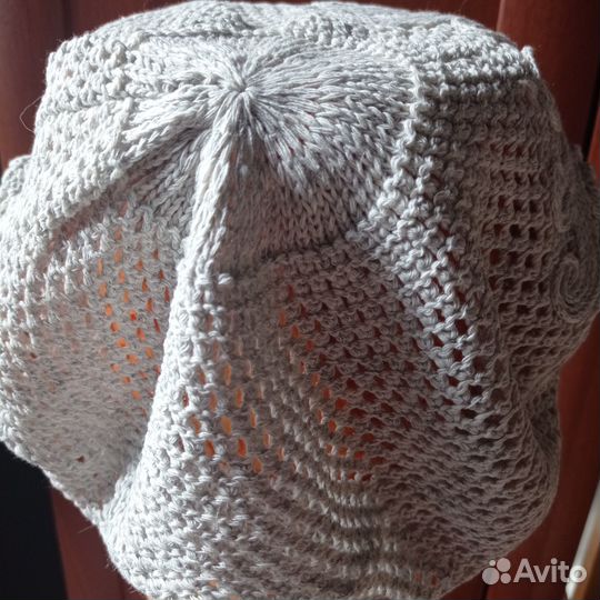 Вязаные летние шапочки женские