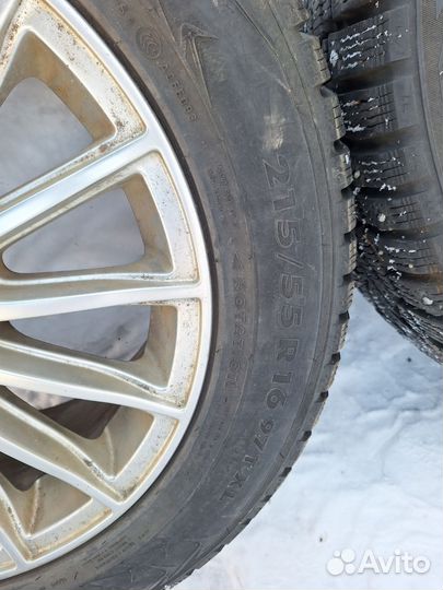 Колеса в сборе r16 зимние 5 114.3