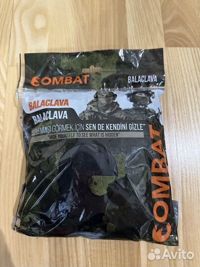 Балаклава черная Combat Tactical & Outdoor