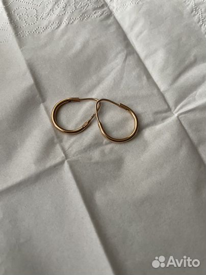 Золотые серьги