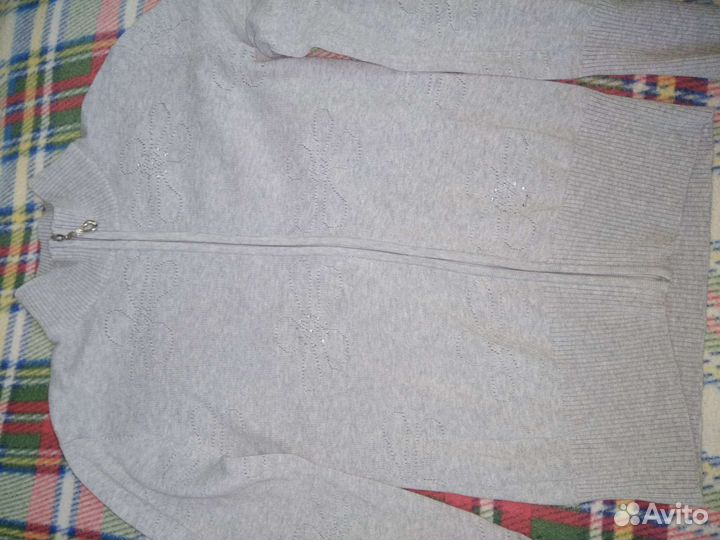 Кофта на молнии для девочки