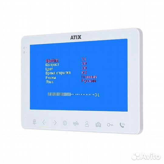 Комплект видеодомофона Atix AT-I-K710C/T White