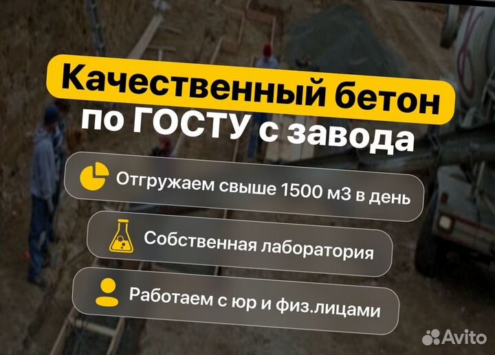 Бетон с доставкой