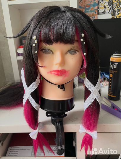 Косплей геншин Коломбина