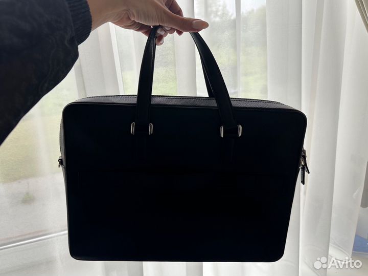 Мужская кожаная сумка портфель