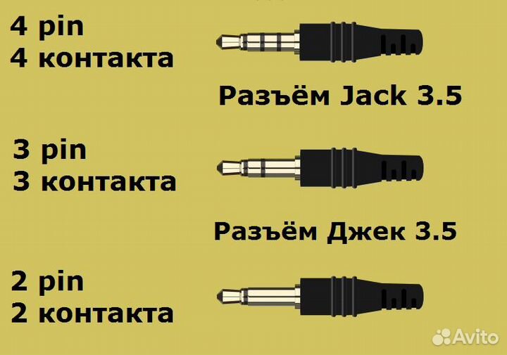 Переходник jack 3,5 mm, Разветвитель мама, папа