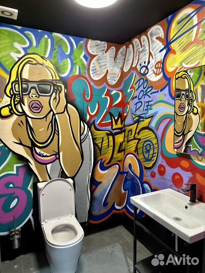 Граффити. Оформление квартир, кафе и магазинов