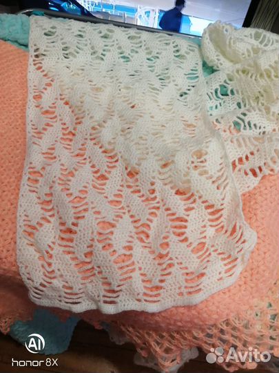 Шаль ручной работы