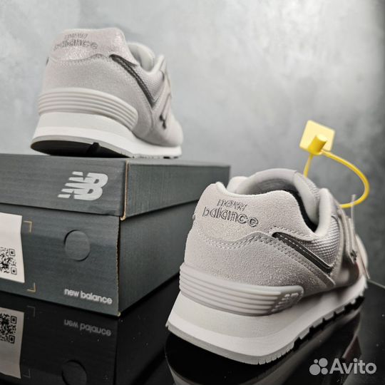 Детские кроссовки new balance 574 на липучках