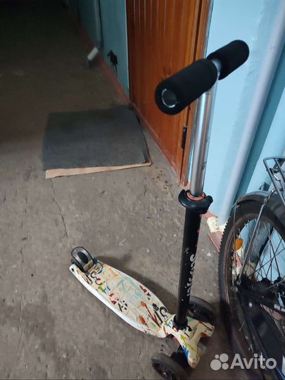 Самокат детский трехколесный бу