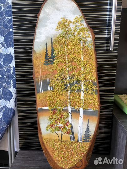 Панно из дерева
