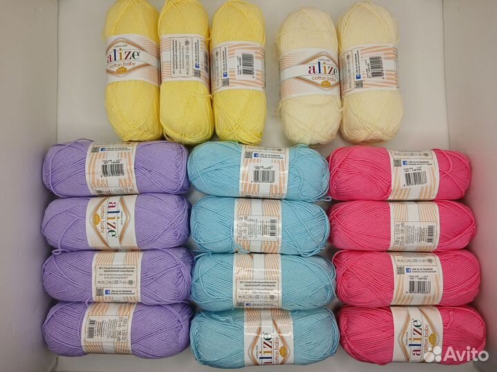 Пряжа Alize Cotton Baby Soft - 50 хлопок, 50 акрил