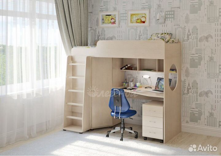 Кровать чердак