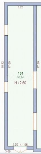 Склад, 65.3 м²