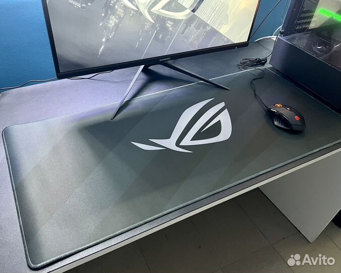 Большой игровой коврик для мыши asus ROG