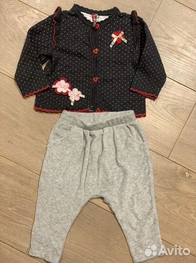 Костюмчик вязаный теплый