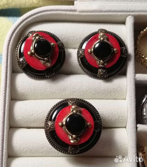 Серьги и кольцо