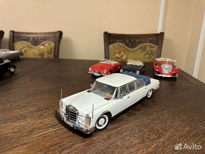 1:18 Mercedes-Benz W100, 190SL, 500K Roadster