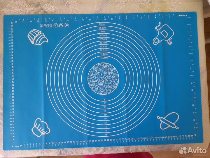 Коврик силиконовый для раскатки теста, для выпечки