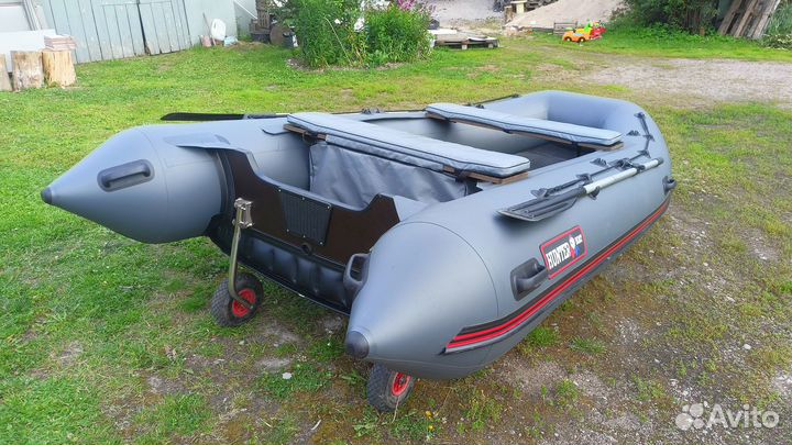 Лодка пвх Хантер 360А (нднд) с ходовым тентом