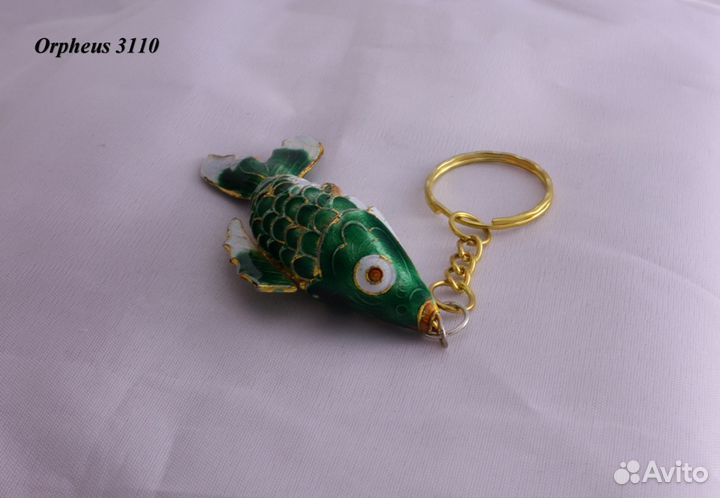 Рыба Карп - Подвеска из Перегородчатой Эмали ru*29