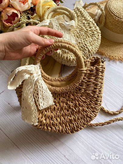 Плетёные летниие сумочки