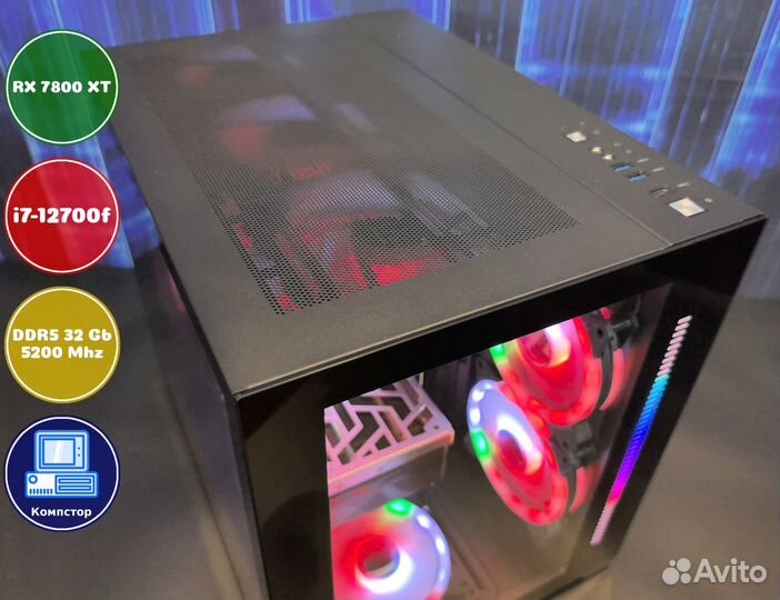 Сборка пк для 2к i7-RX7800XT-32DDR5-AEX9412805-B760