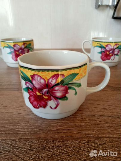 Чайные чашки Об'единение Коралл, Полонский фз