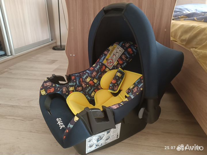 Детская автолюлька от 0