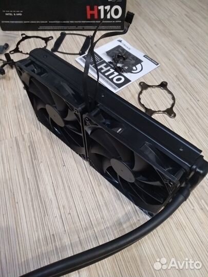 Сжо corsair h110 жидкостное водное охлаждение для