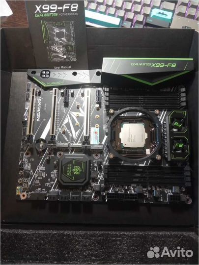 Материнская плата с Intel E5 2678 v3 и 4*8G DDR4