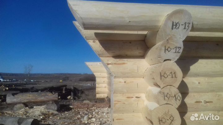 Срубы бань домов пристроев