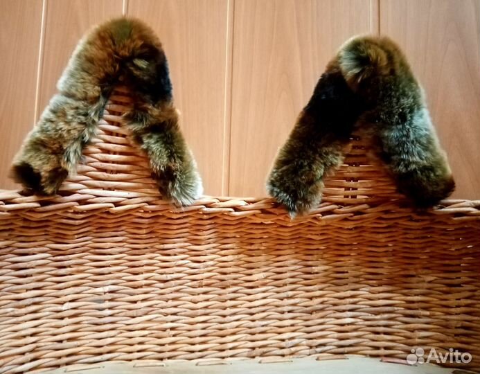 Лежанка для животных плетеная