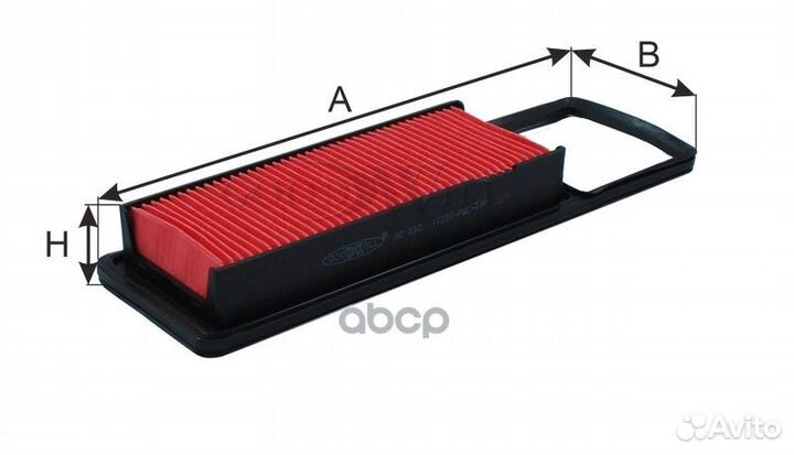 Фильтр воздушный honda jazz 1.2-1.4 01- honda 1